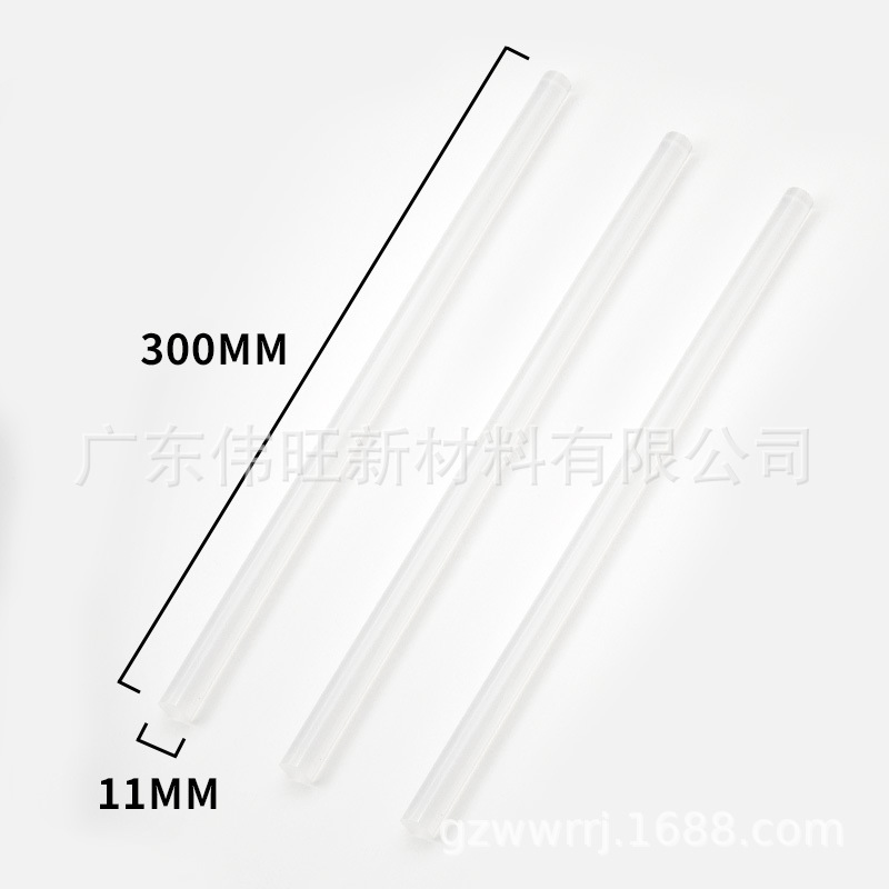 7mm pistola de fusión en caliente transparente varilla adhesiva 11mm mano barra adhesiva de alta viscosidad varilla adhesiva de fusión en caliente