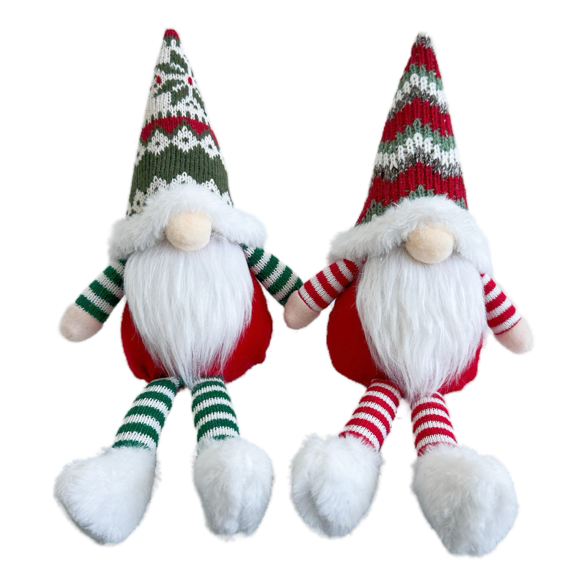 Nuevos productos transfronterizos adornos de goblin navideño gorro de lana de punto con botas de nieve muñeca sin rostro Rudolph adornos navideños image 6