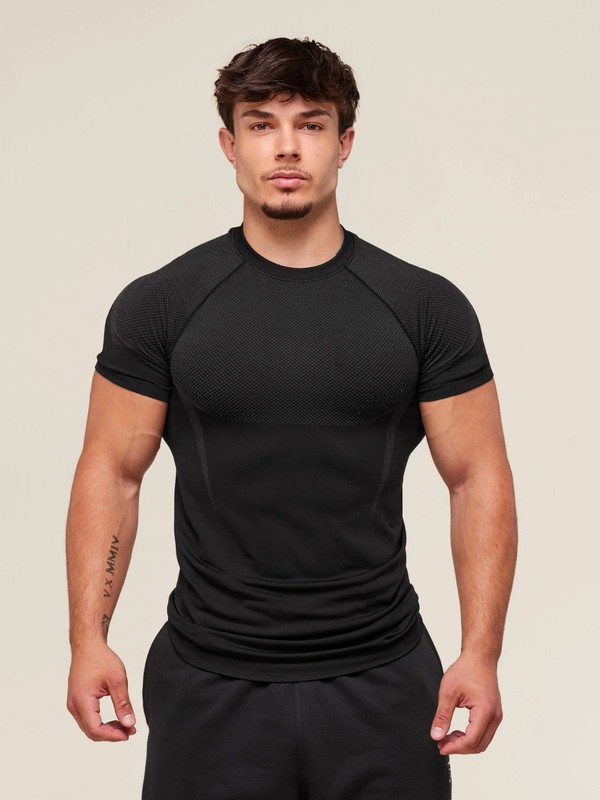 ジム筋肉スポーツルーズフィットネス半袖メンズバスケットボール秋ランニングトレーニングプリントストレッチスポーツTシャツ|undefined