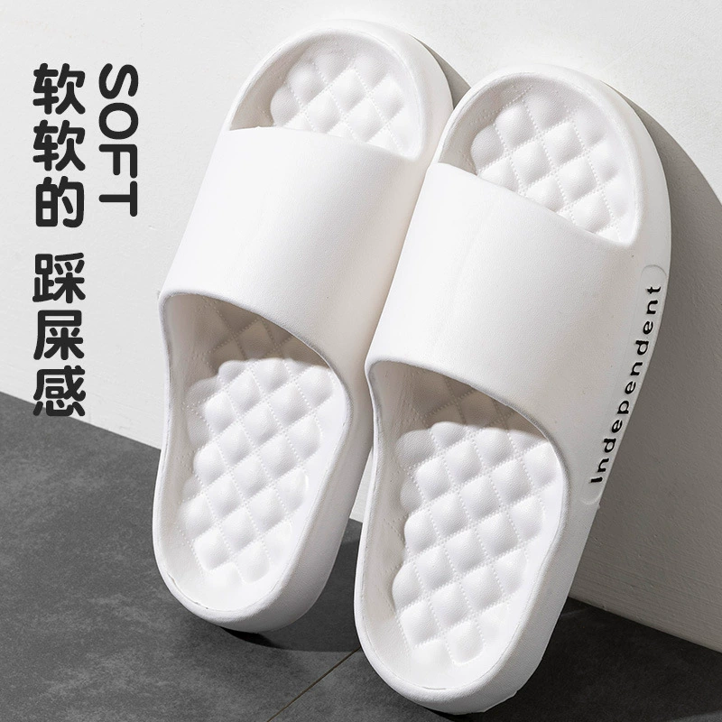 Летние тапочки из ЭВА женские на все сезоны дома для пар тапочки на мягкой подошве для ванной комнаты нескользящие готовые оптовые износостойкие