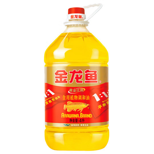 金龙鱼调和油玉米油4L葵花籽油菜籽油花生油家用批发家用厂家正品|undefined