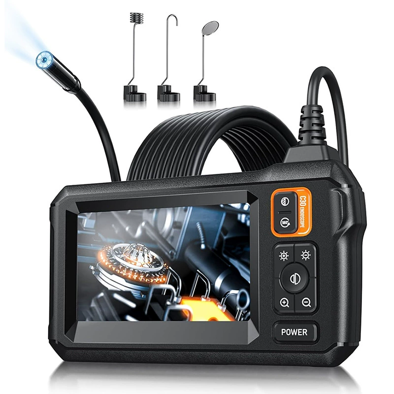 8-миллиметровый одиночный головной 5m промышленный трубопроводный эндоскоп, визуальный детектор высокой четкости, камера, промышленный электронный эндоскоп