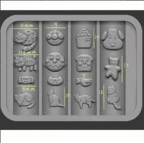 Molde de manicura amor arco en relieve flor ornamentos molde abrasivo alta permeabilidad estereoscópica DIY decoración molde de silicona