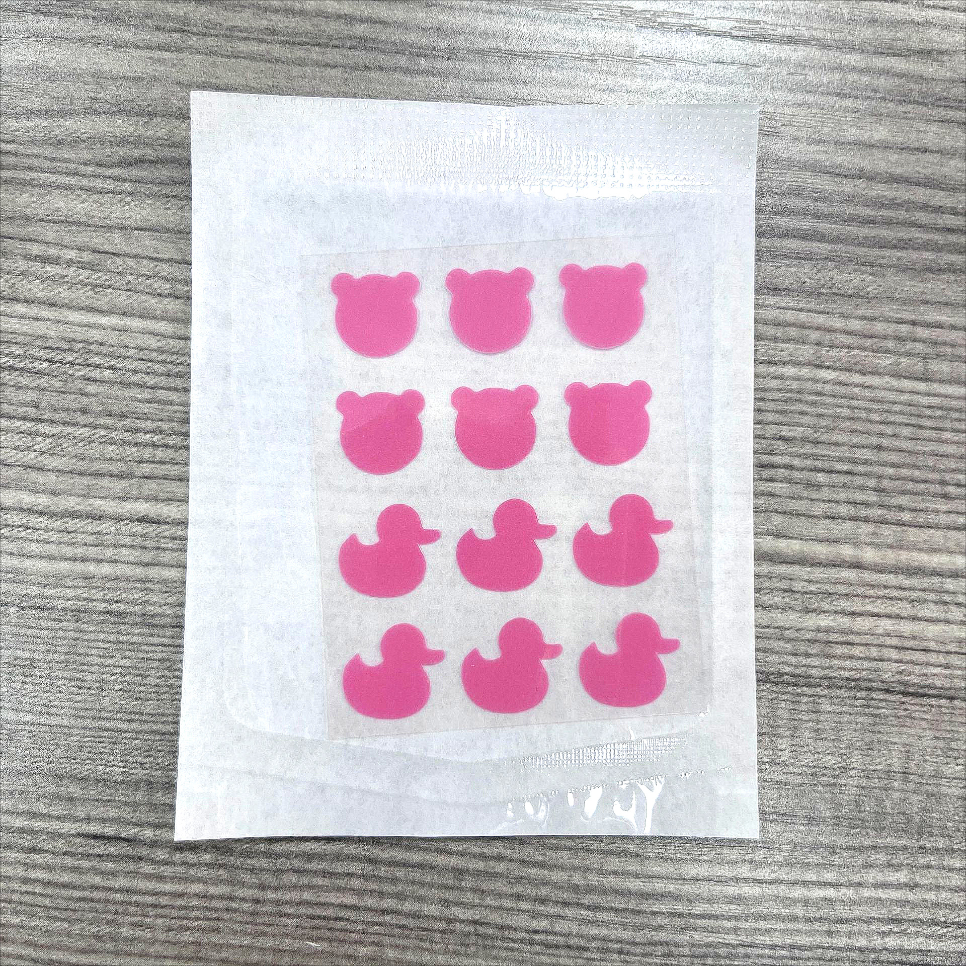 PE-12 오리 곰 핑크