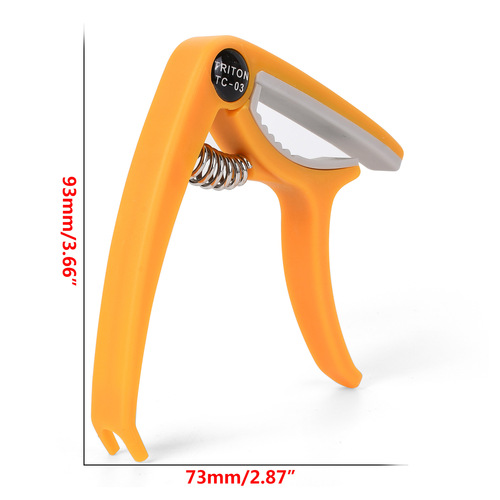 Electric guitar capo + 5 picks + pick clip, universal folk guitar, bass, ukulele, etc.