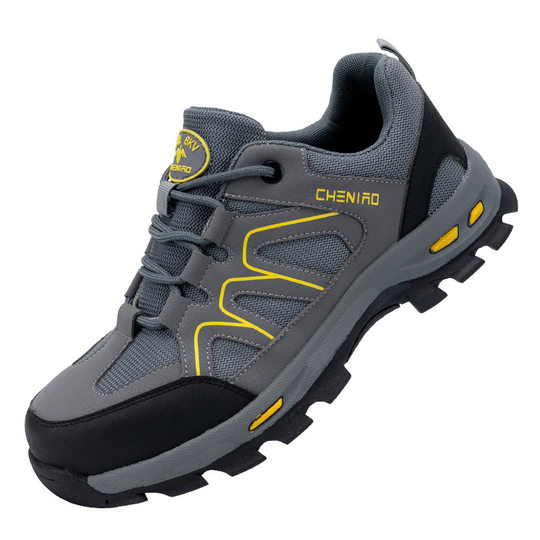 Labor protection shoes men's summer anti-smashing anti-piercing insulated new safe breathable wholesale cross-border work shoes with steel plate
