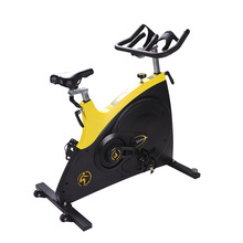 商用大飞轮超静音健身车脚踏车可调阻力立式磁控健身车健身器材