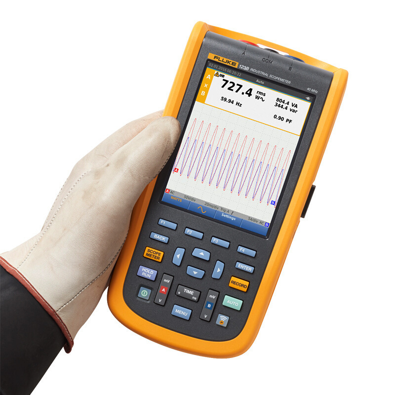 福禄克FLUKE123B数显示波器 F123BS/F124B/F125B/S数字示波器正品