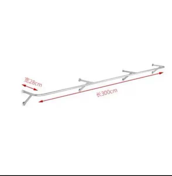 300 long, 28 off the wall - official standard configuration