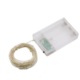 Bobo Ball 5 m 100 Light Beads Encrypted Battery Box Copper Wire Decoration Holiday Christmas Light Toy LED Light String Lighting
