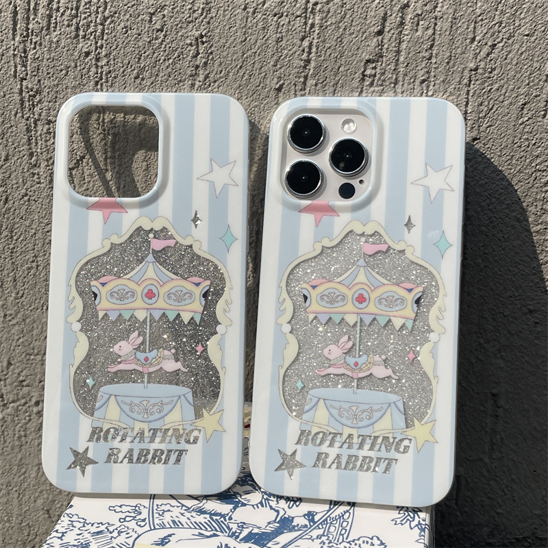 Lady Navy Style Sweet Rabbit Star Arylic   Phone Cases display picture 2
