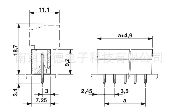 Разъем штекерный PHOENIX MCV 1,5/20-G-3, 5-PCB гнездо 1843787