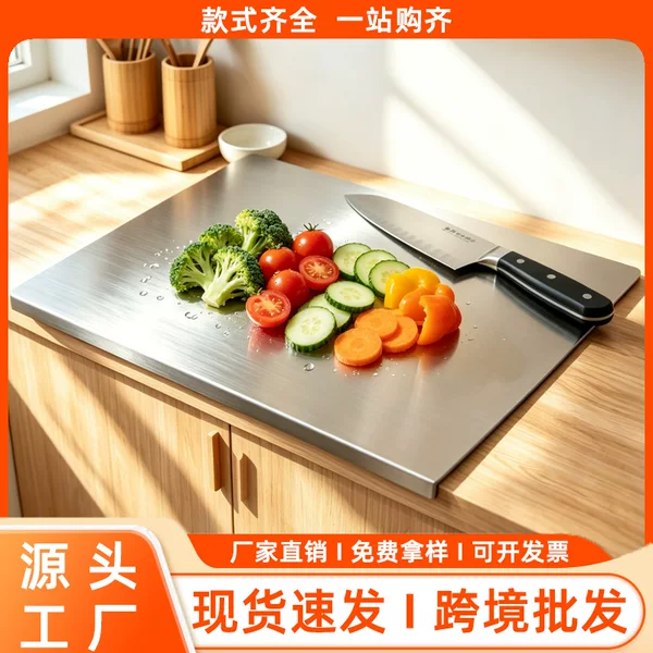 Wow, custom-made stainless steel rolling board, foldable cutting board, and multi-purpose kitchen cutting board for home use