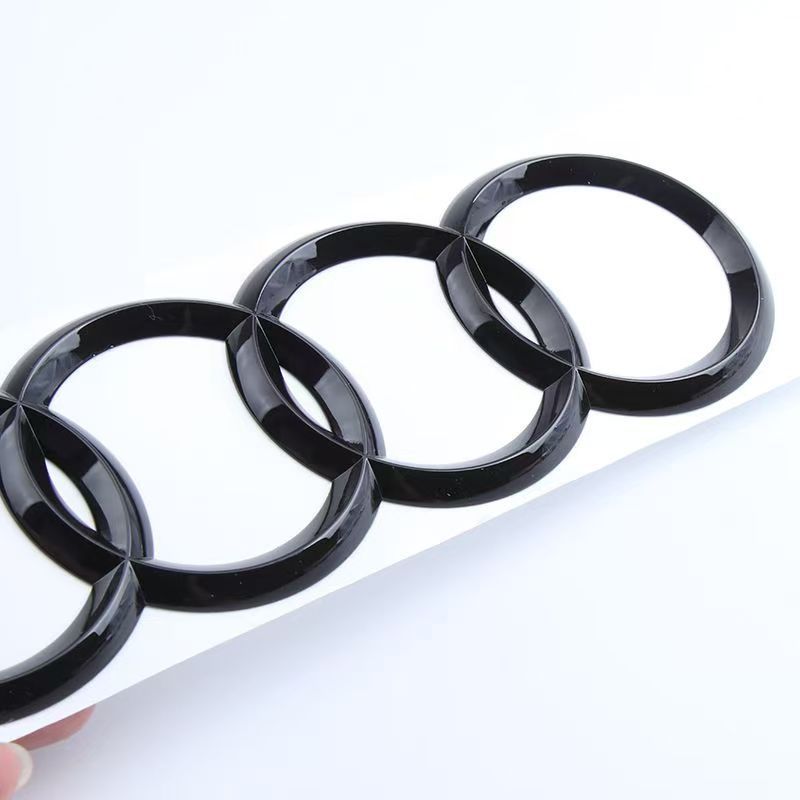 Applicable to Audi four-ring standard Q3Q5 net standard A5A6A4L modification RS3 front standard rear tail standard Audi front and rear car logo