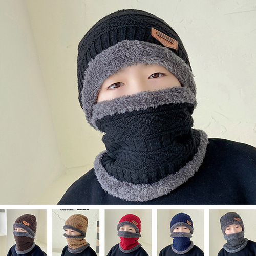 Winter knitted beanie street hat for men, Korean style trendy unisex winter casual hat with a cool and stylish personality.