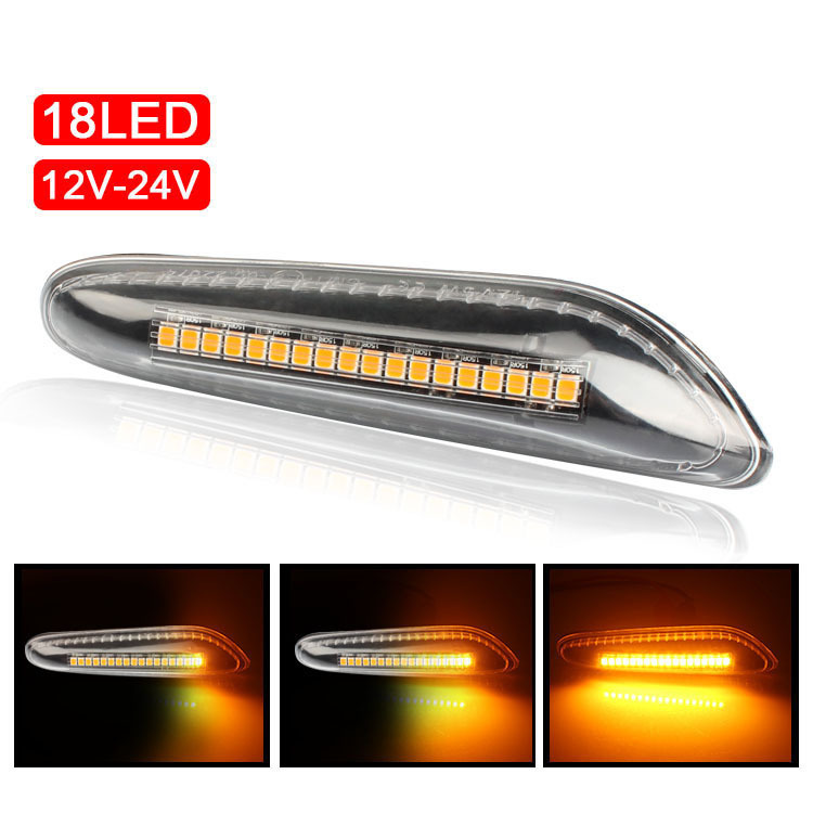 Suitable for BMW flowing water fender turn signal side light 1 Series 3 Series 5 series E36E53E91E61E83E93