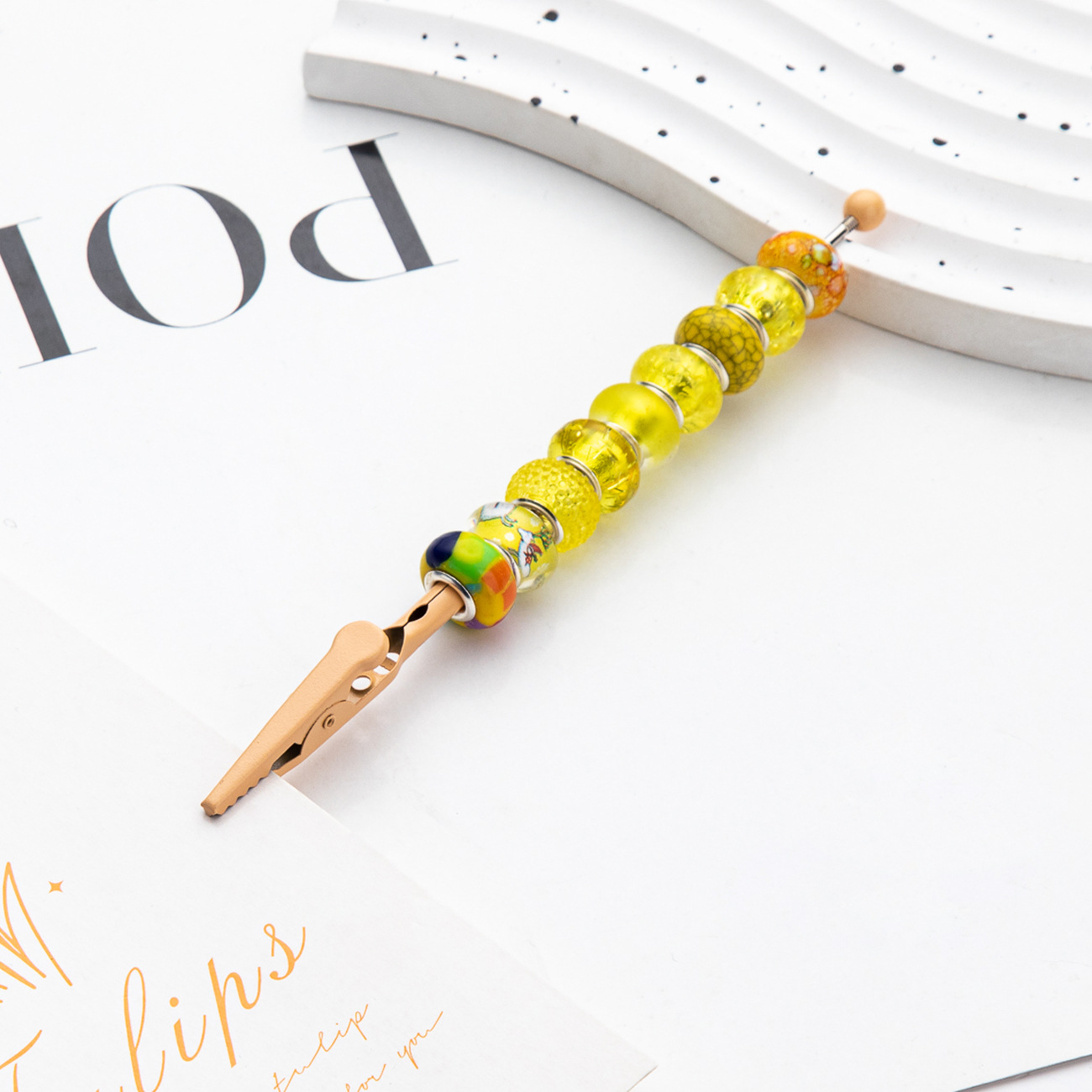 Spot diy beaded clip