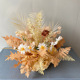 Brown lantern fruit milk tea flower ball