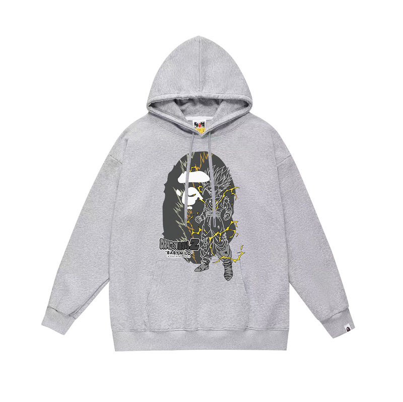 BAPE猿の頭の潮のブランドの片面のプリントは帽子の衛衣の秋冬の新型のヒップホップの潮流の男女の同項の純綿になります。|undefined