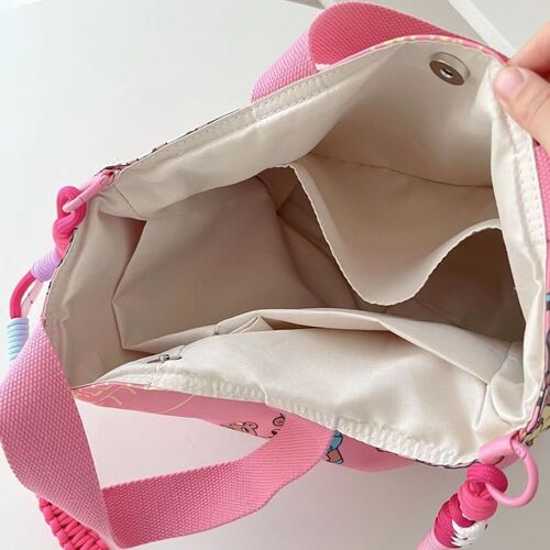 Korean ins ballet bear mommy bag large capacity outgoing crossbody multifunctional shoulder bag mother and baby handbag