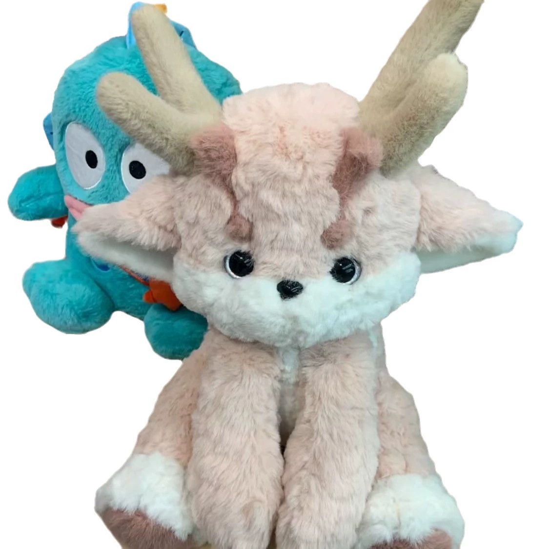Мягкая игрушка Pink Dragon 45 см, наполнитель 9D down cotton, вариант с подарочной сумкой