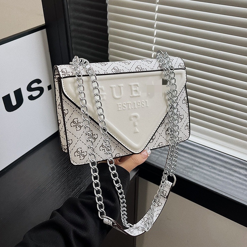 跨境2025新款盖家女包时尚高级感小方包链条百搭单肩斜挎包bags|undefined
