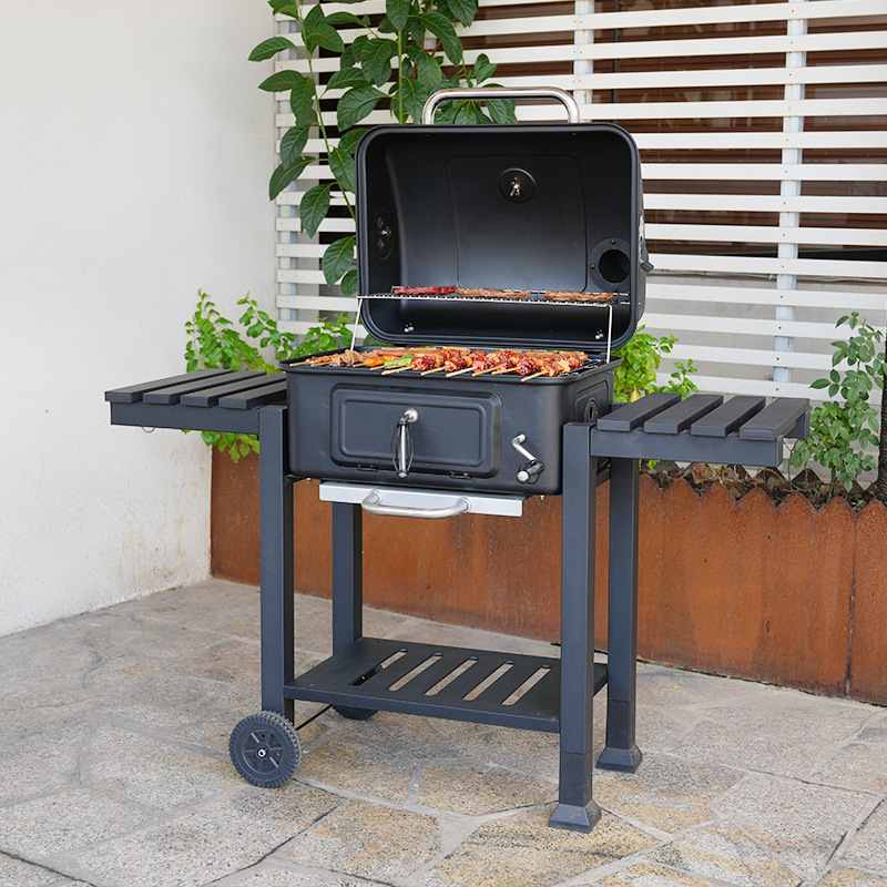 Gran horno de parrilla al aire libre americano jardín jardín hogar horno de parrilla americana gran parrilla de carbón exterior parrilla