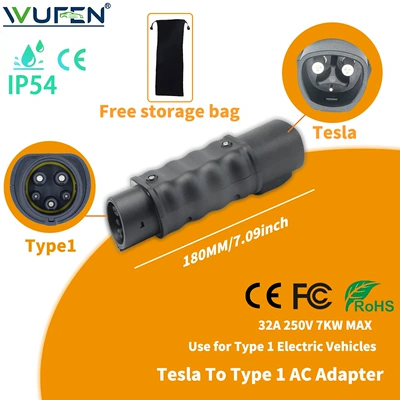 EV şarj adapterləri | Gome, Europe, and Tesla Ac - tesla-to-american-standard-tesla-j1772