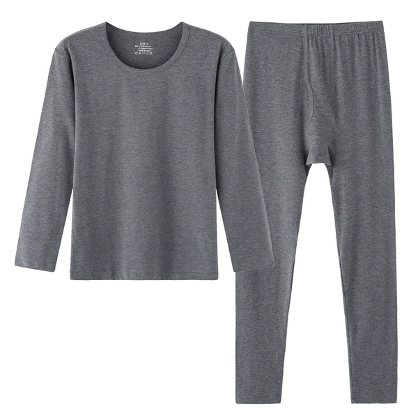 A3138#Deep gray round neck