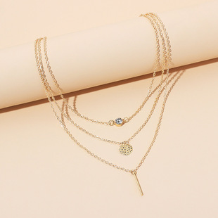 7g Weight Necklace Classification Wedding, Travel Occasion Women'S Gender Silver Color Fashion Leaf Necklace 1