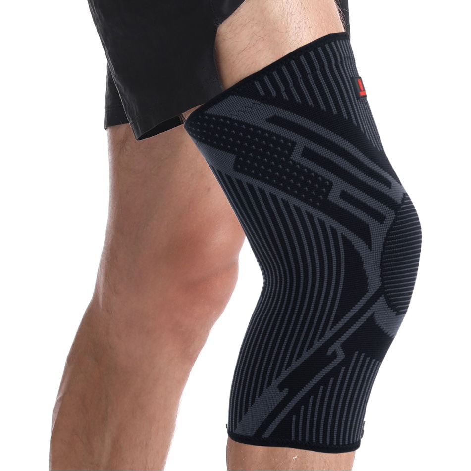 Deportes de verano rótula saltar cuerda alargada nylon delgada correr baloncesto hombres y mujeres profesional antideslizante rodilla manga protectora