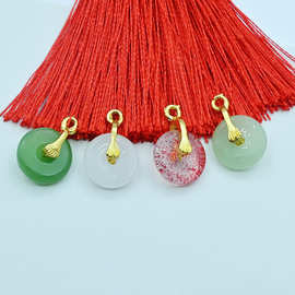 合金配件平安扣玉石国朝旗袍压襟纽扣手串手链diy饰品挂件吊坠