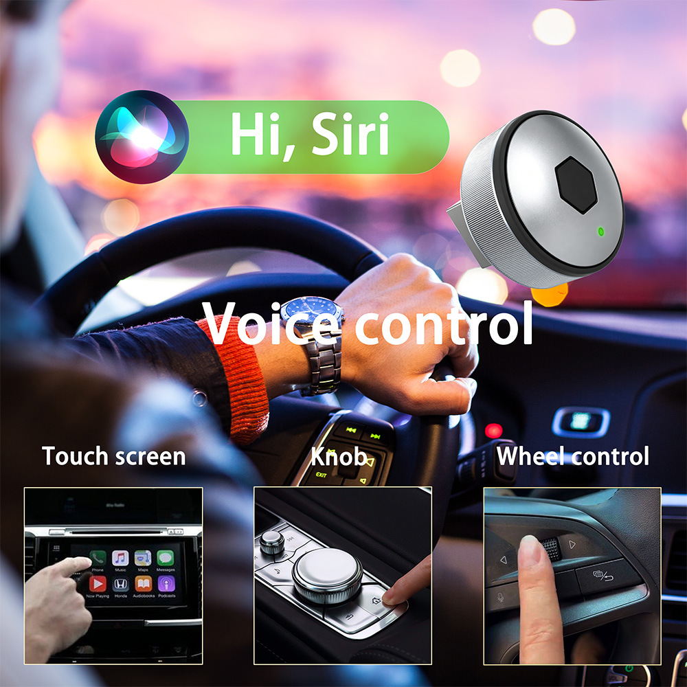 Cross-border one-click switching new carplay box Android two-in-one box wireless adapter for in-car connectivity