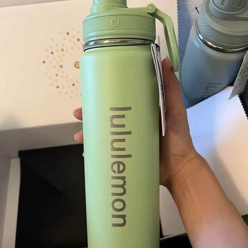 lulu保温杯露露水杯back to life710ml运动水瓶户外旅行瑜伽水杯|undefined
