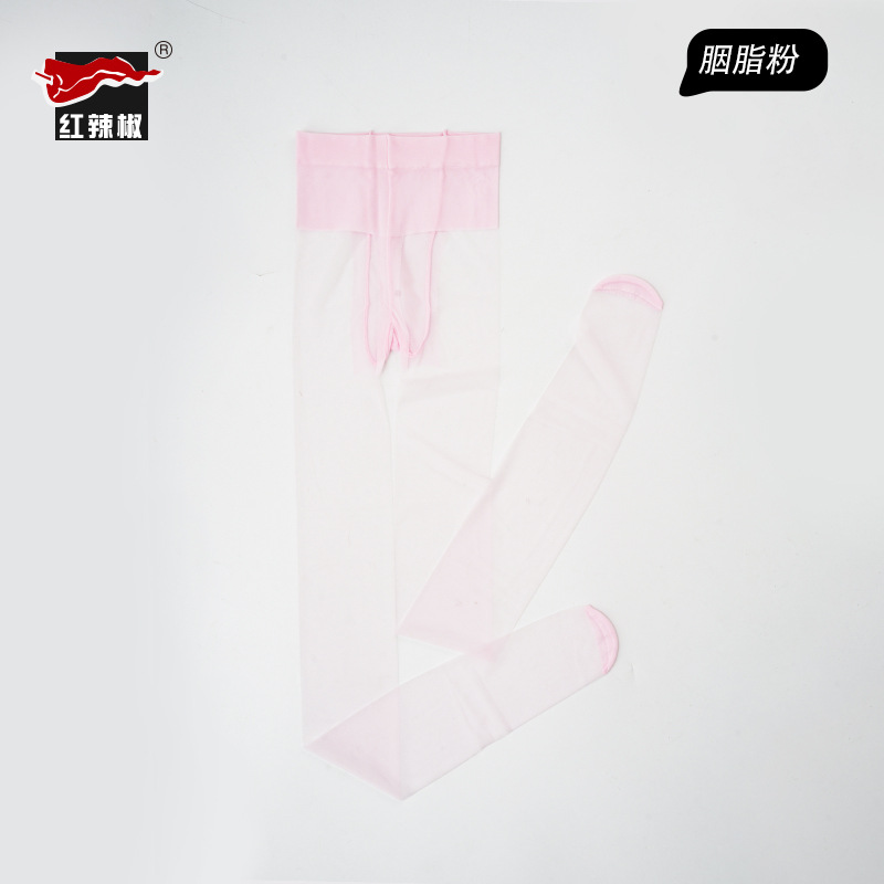 Medias de pimiento rojo para mujer, medias finas antiarañazos 0D, medias negras sexys ultrafinas, pantimedias encantadoras de piel desnuda de alta translucidez