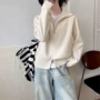 宽松秋冬立领简约毛衣