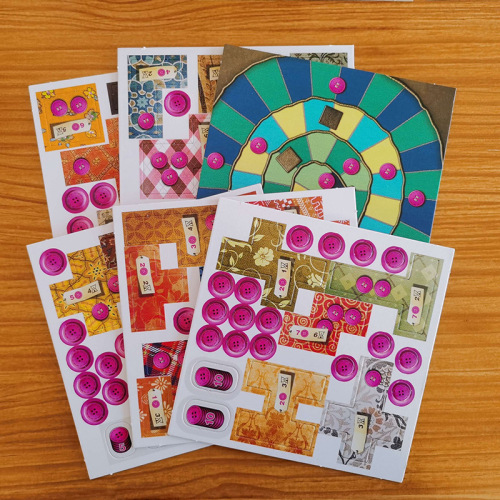 Couple interaction patchwork patch puzzle 2-player battle board game card Chinese version patch battle strategy board game
