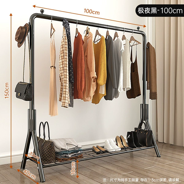 100cm-Classic Black-[Storage Net + Double Hook)