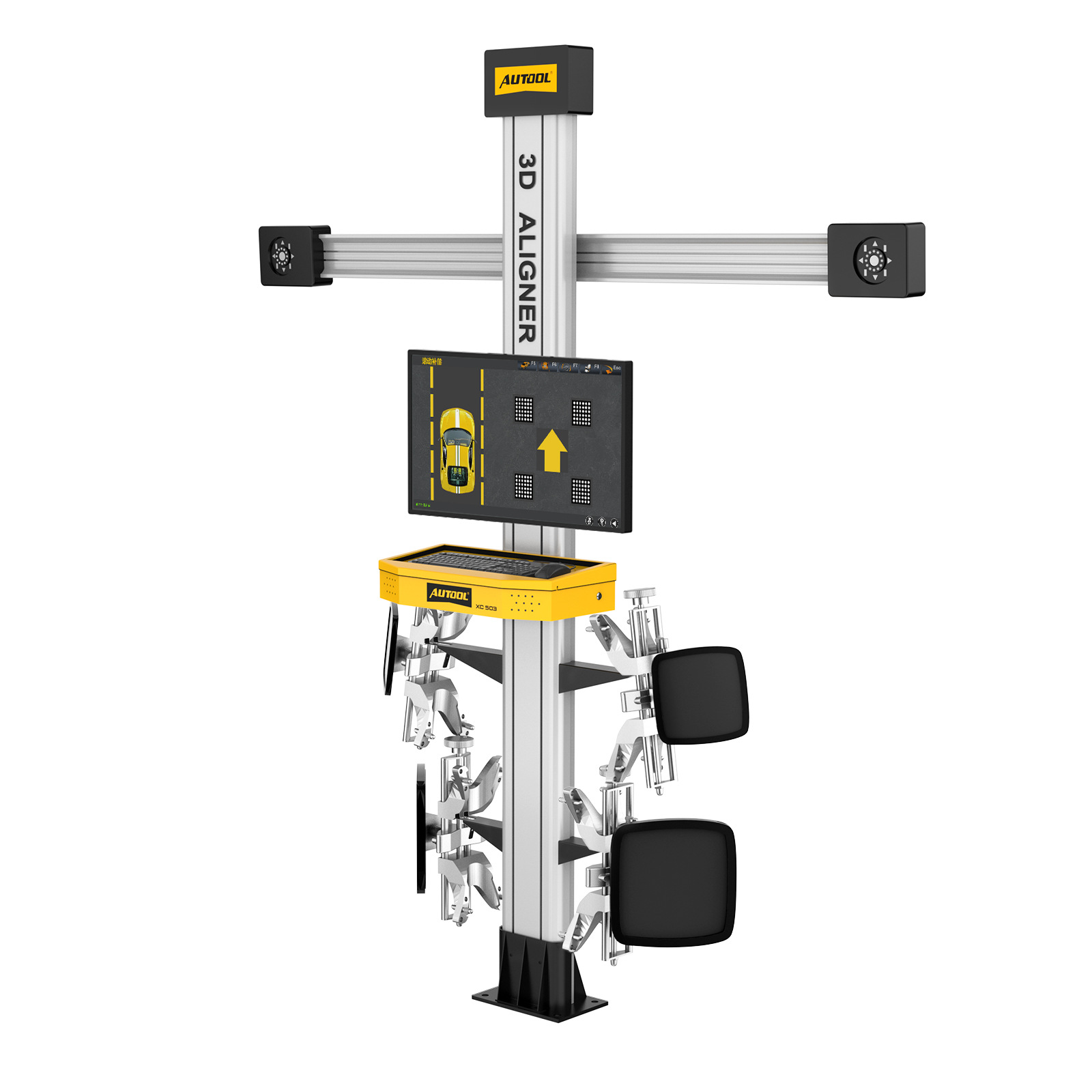 Alineadora de Cuatro Ruedas 3D XC503 para Taller de Reparación de Automóviles image 5