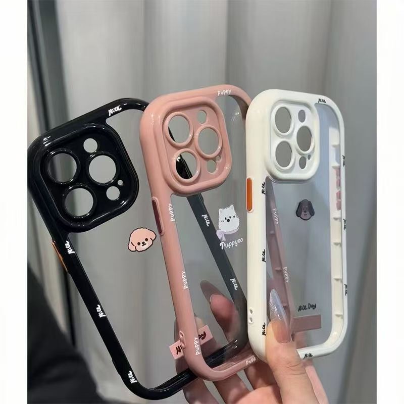 Cute Little Animals Suitable for Apple 17Promax Mobile Phone Case Iphone16Pro Xiaomi Oppo Anti-Fall All-Inclusive