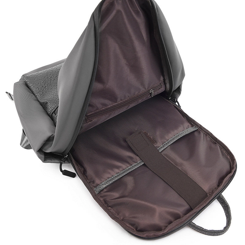 2023 nueva mochila Oxford casual para mujer, costura de moda, mochila para computadora de viaje al aire libre de gran capacidad retro