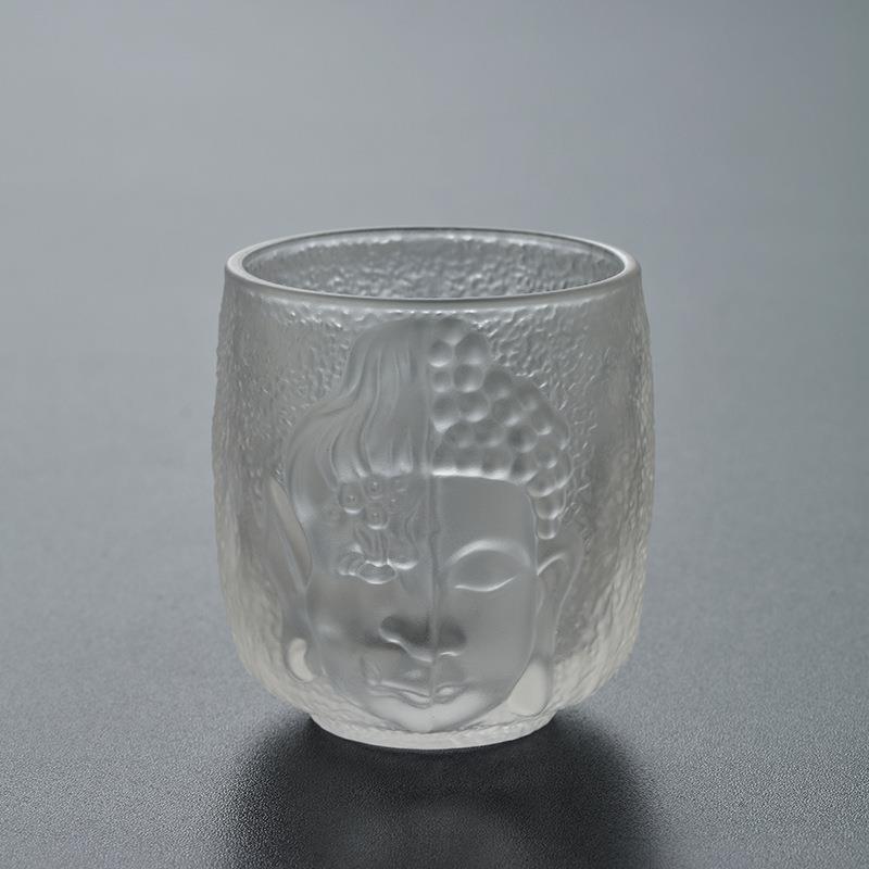 Taza de té de vidrio congelada, taza de té de kung fu, taza de té, taza de té personal, taza de té de vidrio