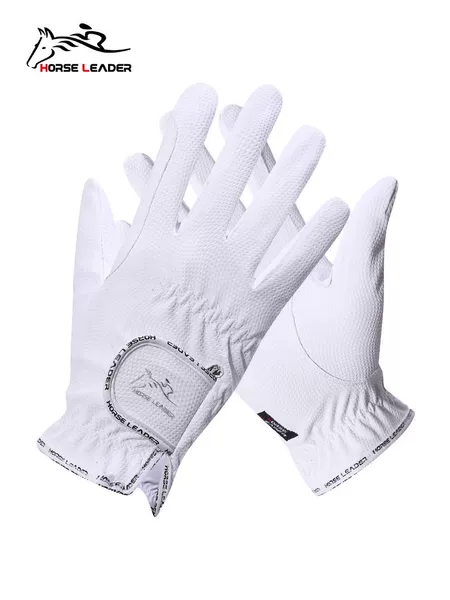 Horse Riding Gear for Children and Adults, Durable and Breathable Equestrian Gloves for Spring and Summer, Suitable for All Seasons