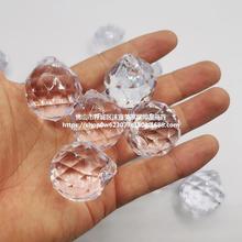 亞克力透明水晶球 婚慶大水滴掛件 水晶球高透明飾品配件 燈飾球