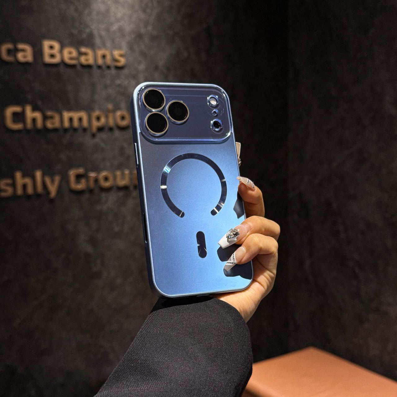 Flujo de luz gran ventana de segundo cambio 18 para Apple 17PRO caso de teléfono 16 iPhone 15magsafe succión nuevo