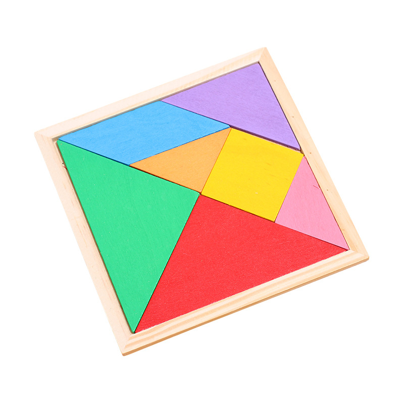 工場直販卸売 七巧板 おもちゃ 木製 クラシック 知育パズル 組み立て式 知育玩具 専門教材