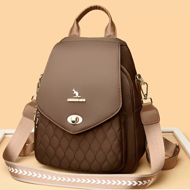 跨境女士双肩包新款韩版时尚通勤单肩背包休闲旅行背包学生书包