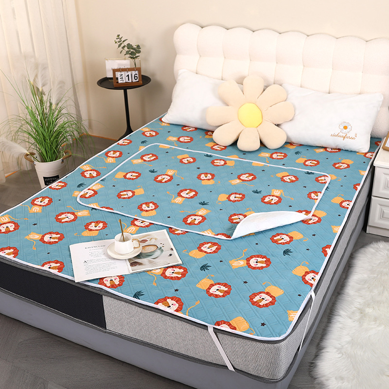 New Snow Skin Cotton Large Mattress Infant and Toddler Anti-Leakage Urine Barrier Pad Soft Enlarged Menstrual Period Mattress