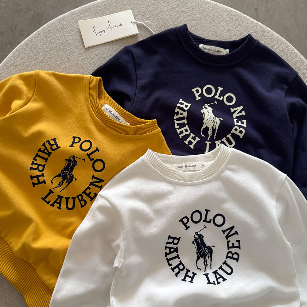2025 Spring and Autumn New Style Children's Sweatshirt, Boys and Girls Pullover Top, Trendy and Versatile, Baby Letter Base Layer, Stylish