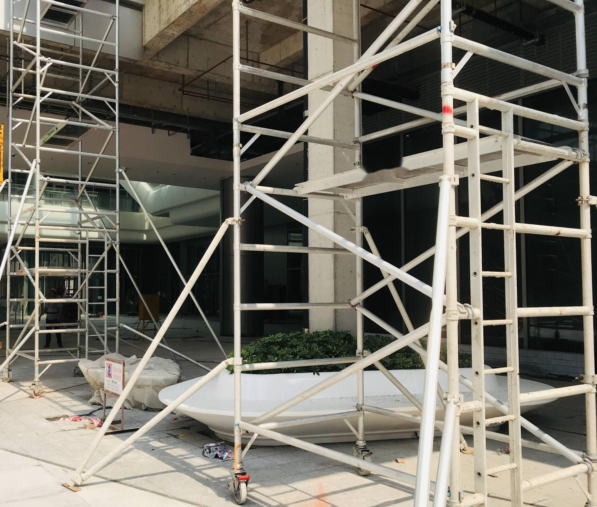 佛山厂家快装铝合金脚手架批发外销库存亚马逊阿里外销直供脚手架